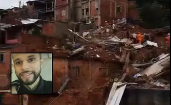 Imagem ilustrativa da imagem Policial penal morre soterrado após salvar mulher e vizinhos em Juiz de Fora