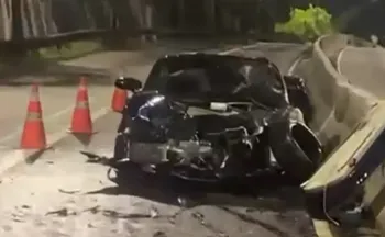 Imagem ilustrativa da imagem Porsche invade contramão e causa acidente em São Paulo; dona do carro mora no ES