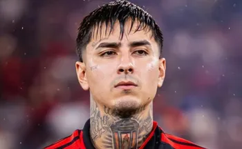 Imagem ilustrativa da imagem Pulgar, do Flamengo, pega quatro jogos de suspensão no STJD por agressão