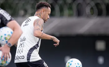 Imagem ilustrativa da imagem Santos terá Neymar de titular contra o Internacional nesta quarta