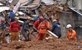 Imagem ilustrativa da imagem Sobe para 49 o número de mortos por temporais na zona da mata, em Minas Gerais