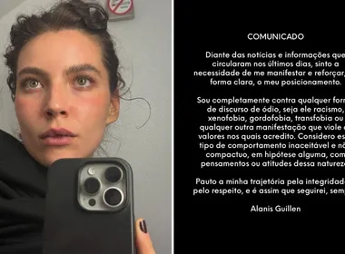 Imagem ilustrativa da imagem Alanis Guillen confirma fim do namoro após polêmica por falas preconceituosas