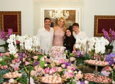 Imagem ilustrativa da imagem Ana Hickmann celebra 45 anos em festa intimista organizada por Edu Guedes