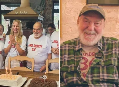 Imagem ilustrativa da imagem Aos 96 anos, Lima Duarte posta vídeo emocionante sobre a sorte de envelhecer lúcido