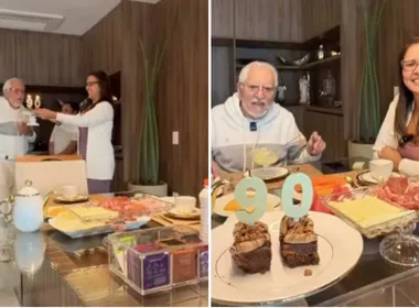 Imagem ilustrativa da imagem Carlos Alberto de Nóbrega celebra 90 anos após internação