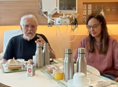 Imagem ilustrativa da imagem Carlos Alberto de Nóbrega revela que está internado em um hospital em SP