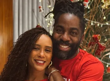 Imagem ilustrativa da imagem Lázaro Ramos diz que 'marca hora para transar' com Taís Araújo