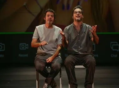 Imagem ilustrativa da imagem Lucio Mauro Filho fratura o pé e espetáculo em Vitória é adiado