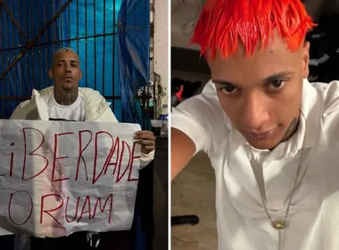 Imagem ilustrativa da imagem MC Poze defende Oruam nas redes sociais após ordem de prisão contra o artista