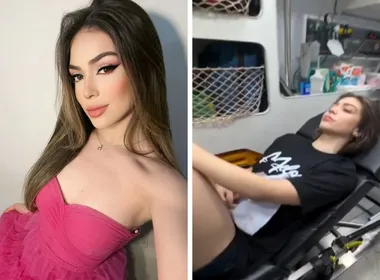 Imagem ilustrativa da imagem Melody deixa show no Maranhão de ambulância após passar mal; saiba o que ela teve