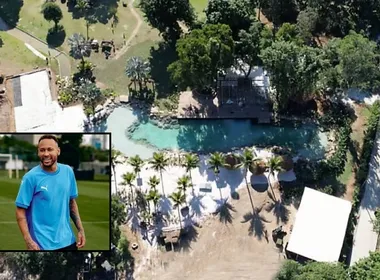 Imagem ilustrativa da imagem Neymar consegue anular multa de R$ 16 milhões por construção de lago