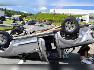 Trecho da BR-101 entre Anchieta e Iconha está em obras para duplicação