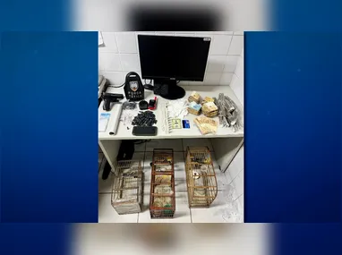 Bebidas apreendidas durante tentativa de furto