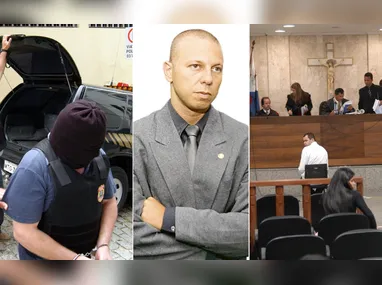 Arma e moto que foram apreendidas durante operação