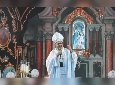 A missa solene será às 8 horas, com bênção e distribuição do bolo com as medalhas do santo.