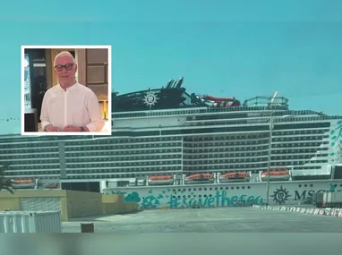 Imagem ilustrativa da imagem Capixabas em cruzeiro parado no mar de Dubai ainda não têm previsão de retorno