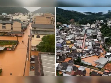 Corpo de Bombeiros Militar do Espírito Santo resgatou duas idosas e uma jovem com deficiência que estavam ilhadas