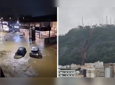 Imagem ilustrativa da imagem Destruição, calamidade pública e bairros ilhados; veja imagens de Juiz de Fora