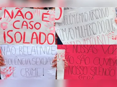 Protesto foi realizado nesta sexta-feira