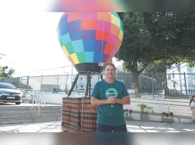 Após a concentração, os motoboys passaram pela Terceira Ponte, em comboio