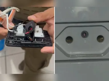 Imagem ilustrativa da imagem Funcionária acha microcâmera escondida em banheiro de empresa em SC