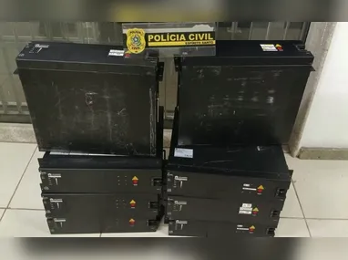 Imagem ilustrativa da imagem Homem acusado de furtar R$64 mil em baterias de estações de telefonia é preso no ES