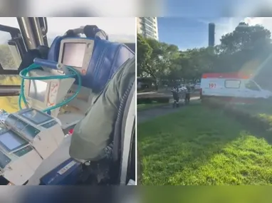 Além das vítimas, um cachorro de porte pequeno também foi socorrido