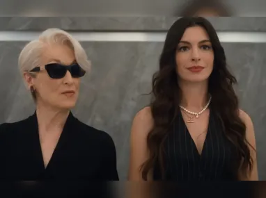 Imagem ilustrativa da imagem Meryl Streep revela exigência de Anne Hathaway para 'O Diabo Veste Prada 2'