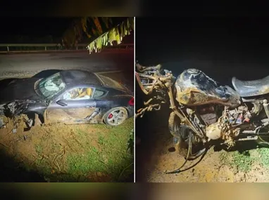 Imagem ilustrativa da imagem Motociclista morre após batida com Porsche na BR-262 no ES