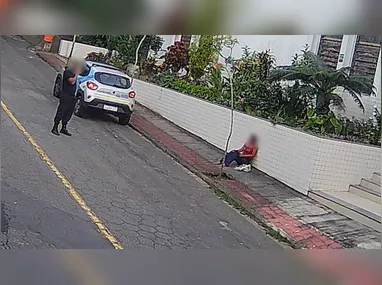 Local onde corpo da vítima foi encontrado