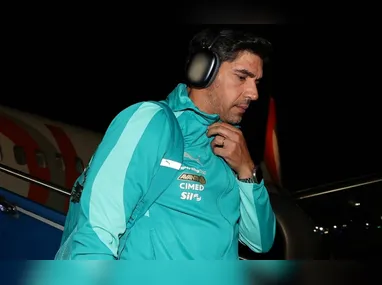 Diniz durante primeiro treino