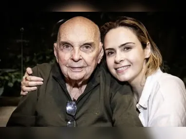 Ana Paula Renault com o pai, Gerardo Henrique Machado Renault