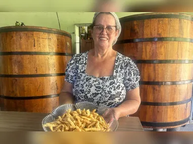Buda de Ibiraçu é uma das atrações turísticas representadas durante a ESTour, no aeroporto de Vitória