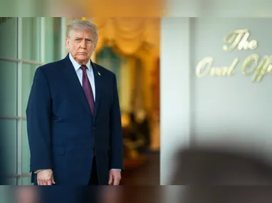 Imagem ilustrativa da imagem Trump diz que Irã entregará estoque de urânio e fala em acordo para fim da guerra