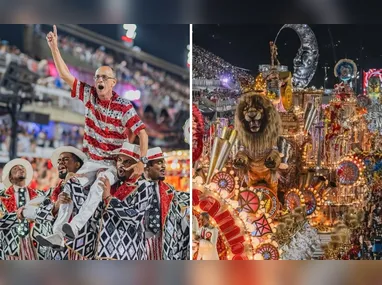Lula saiu do camarote da Sapucaí e foi à avenida durante o desfile
