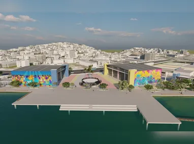 Ruas alagadas após temporal