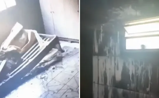 Imagem ilustrativa da imagem Comissário de bordo é preso após incendiar casa dos pais do ex em Marechal Floriano