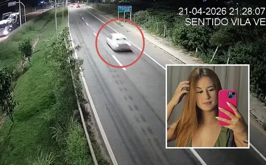 Imagem ilustrativa da imagem Vídeo mostra que carro onde estava jovem que morreu no ES disputava racha