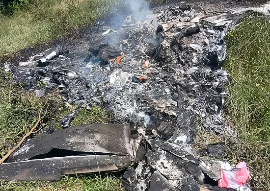 Imagem ilustrativa da imagem Avião de pequeno porte cai em cidade do RJ e deixa dois mortos