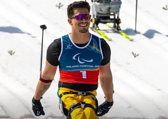 Imagem ilustrativa da imagem Brasil conquista sua primeira medalha nas Paralimpíadas de Inverno