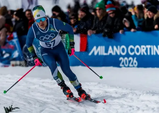 Imagem ilustrativa da imagem Brasil estreia no esqui cross-country, mas não se classifica à final