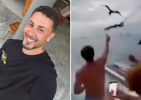 Imagem ilustrativa da imagem Carlinhos Maia é multado em R$ 1 milhão por filmar amigos alimentando gaivota