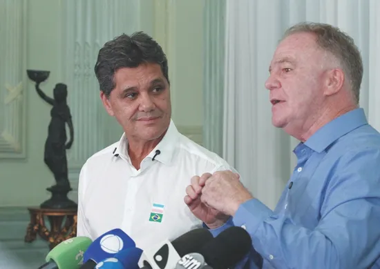 Imagem ilustrativa da imagem Casagrande presta contas em evento no Estádio Kleber Andrade