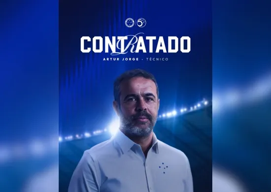 Imagem ilustrativa da imagem Cruzeiro anuncia contratação de Artur Jorge como novo técnico até o fim de 2027
