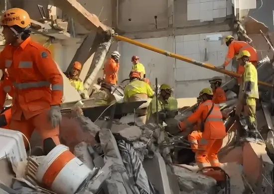 Imagem ilustrativa da imagem Desabamento de lar de idosos em Belo Horizonte causa seis mortes