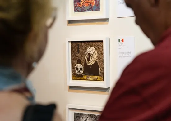 Imagem ilustrativa da imagem Exposição internacional de gravuras no Sesc Glória é prorrogada até o fim deste mês