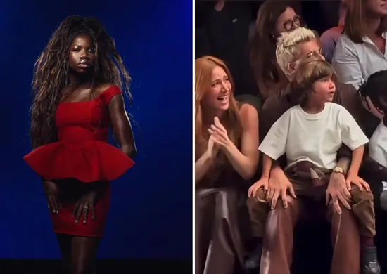 Imagem ilustrativa da imagem Filha de Bruno Gagliasso e Giovanna Ewbank estreia como modelo na Rio Fashion Week