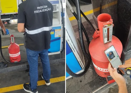 Imagem ilustrativa da imagem Fiscalização do Procon identifica irregularidade em bomba de posto de combustíveis