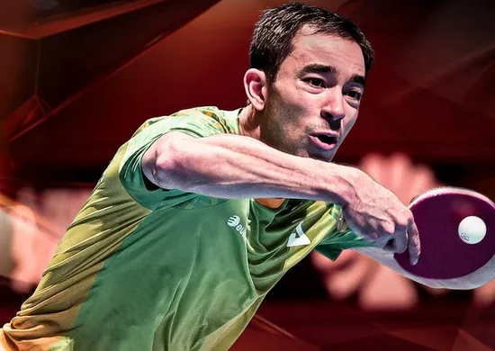 Imagem ilustrativa da imagem Hugo Calderano fica com bronze na Copa do Mundo de tênis de mesa