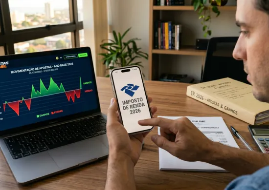 Imagem ilustrativa da imagem Imposto de Renda 2026: apostadores devem declarar ganhos e perdas à Receita